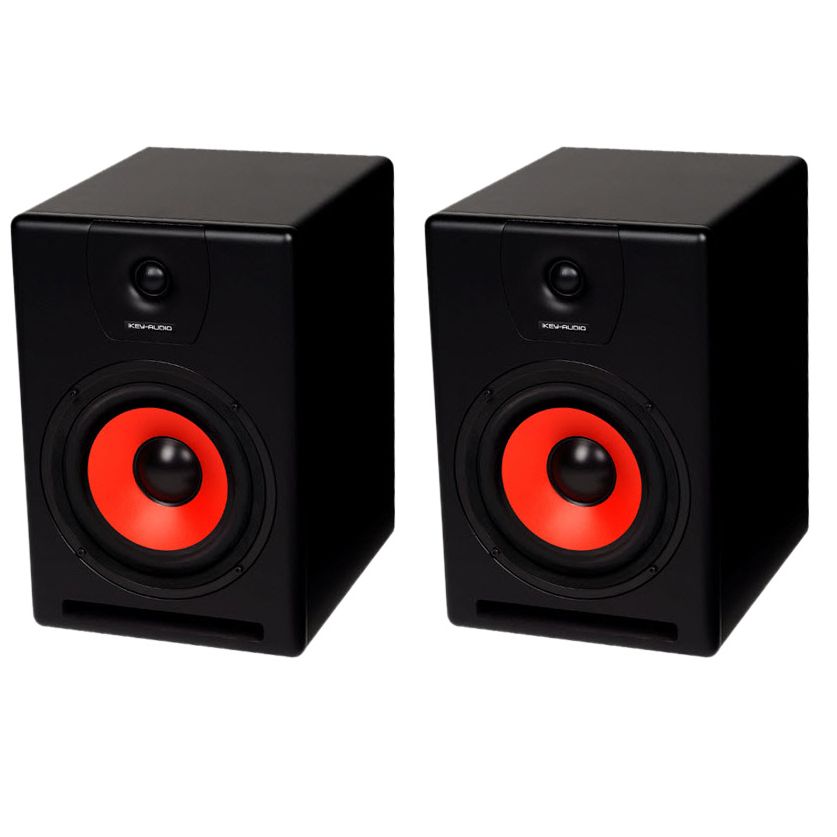 Ikey Audio M 808V2 8 Bi Amped Active Powered Studio Monitors Kevlar