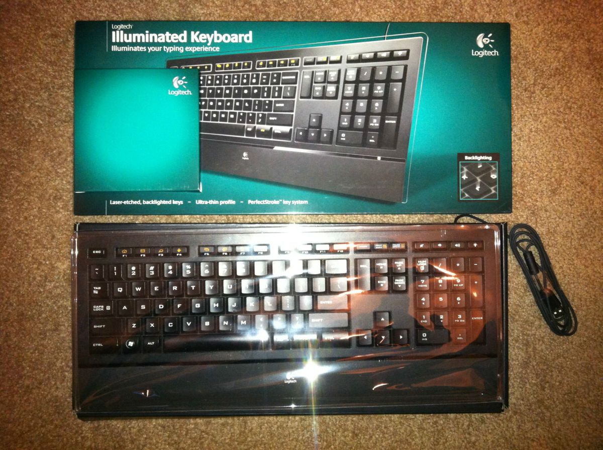 Logitech Illuminated Ultrathin Wired Keyboard