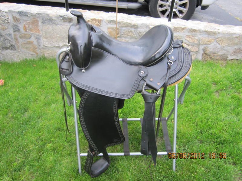 16” Black Western Brenda Imus Saddle Package