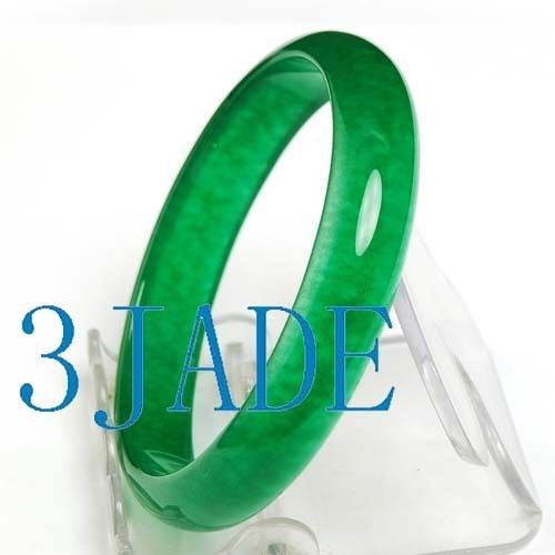 Imperial Green Malaysia Jade Quartz Bangle Bracelet