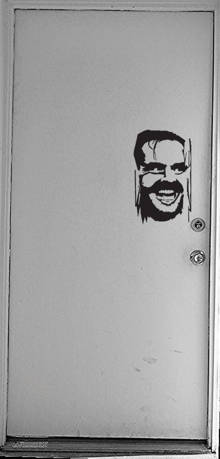 The Shining Horror Jack Nicholson Decal Sticker Kubrick