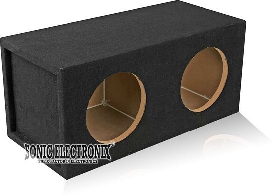 CU ft Dual 8 inch Car Subwoofer Enclosure MDF Box