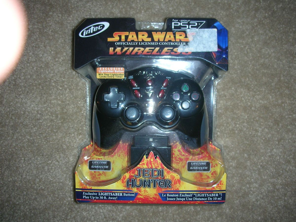 Intec WIRELESS Controller STAR WARS JEDI HUNTER PS2 Exclusive