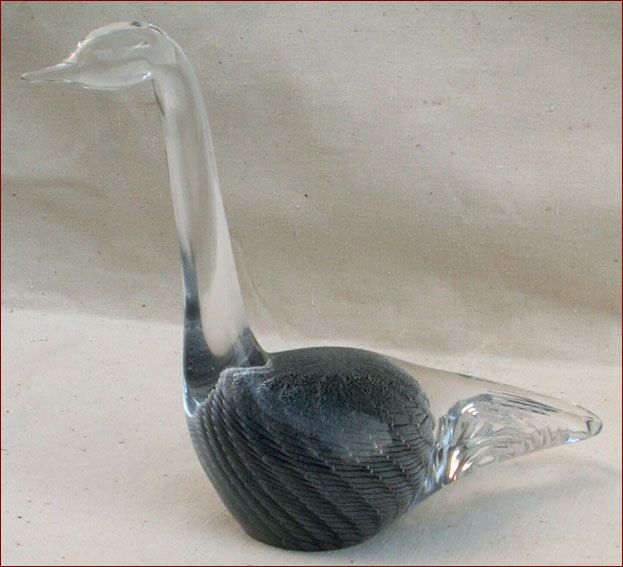 Scandinavian GOOSE Glass Josef Benito Marcolin Venitian Numbered 1960