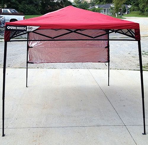  Backpack 6 x 6 Instant Canopy Red Sitting Height Free SHIP