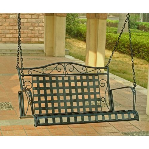 International Caravan Iron Patio Porch Swing 3451 EP