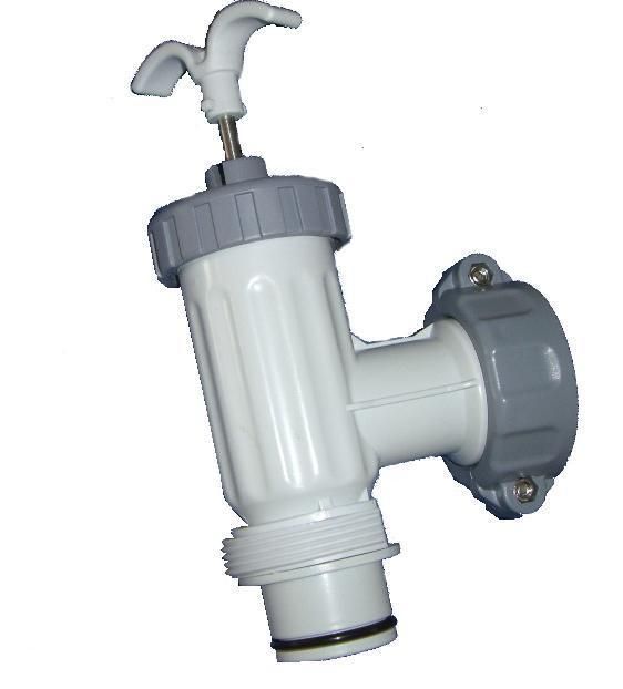 INTEX ABOVE GROUND SWIMMING POOL PUMP ON SHUT OFF PLUNGER VALVE