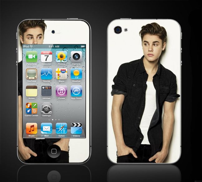 iPod Touch 4th Gen Justin Bieber Boyfriend Skins Vinyl Decals iTouch 4