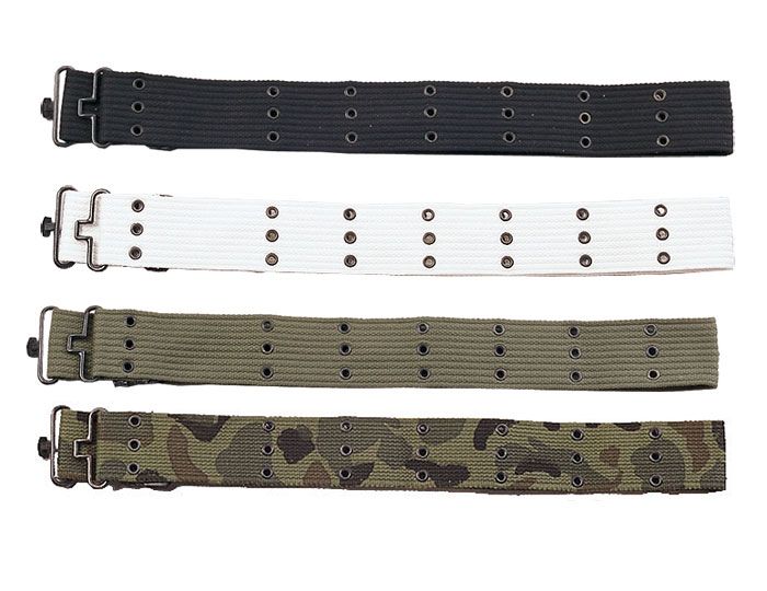 Iron Metal Buckle Canvas Pistol Belt 42 Waistband