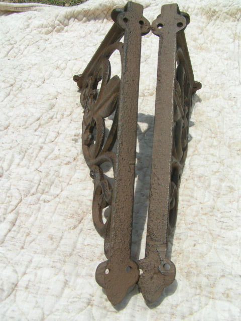 Two Cast Iron Bracket Island Corbels Shelf Braces