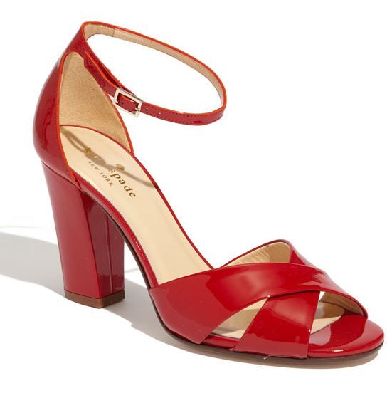 Kate Spade New York Isabel Red Patent Leather Sandal Size 8 5 $328