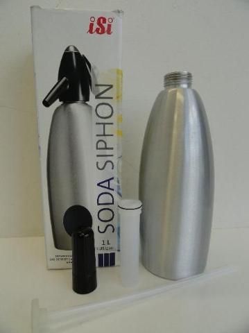 ISI 2248 Soda Siphon Brushed Aluminum