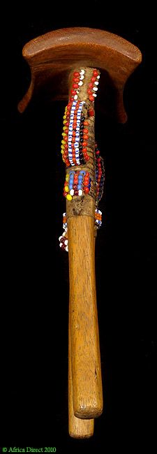 Pokot Beaded Headrest Kenya African Art Superb African