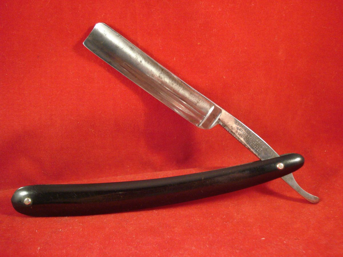 Vintage Straight Razors Erik Anton Berg Eskilstuna Garanti Sweden