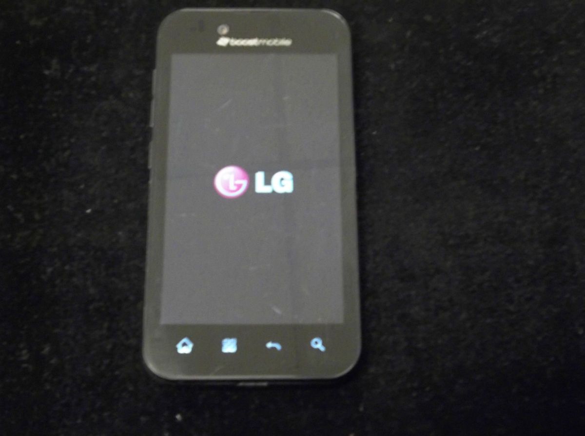 LG Marquee LS855 4GB Black Boost Mobile Smartphone