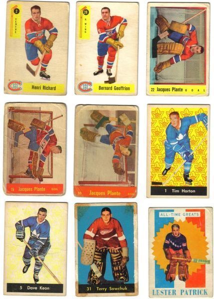 Jacques Plante RC Parkhurst 1955 56 50 Rookie