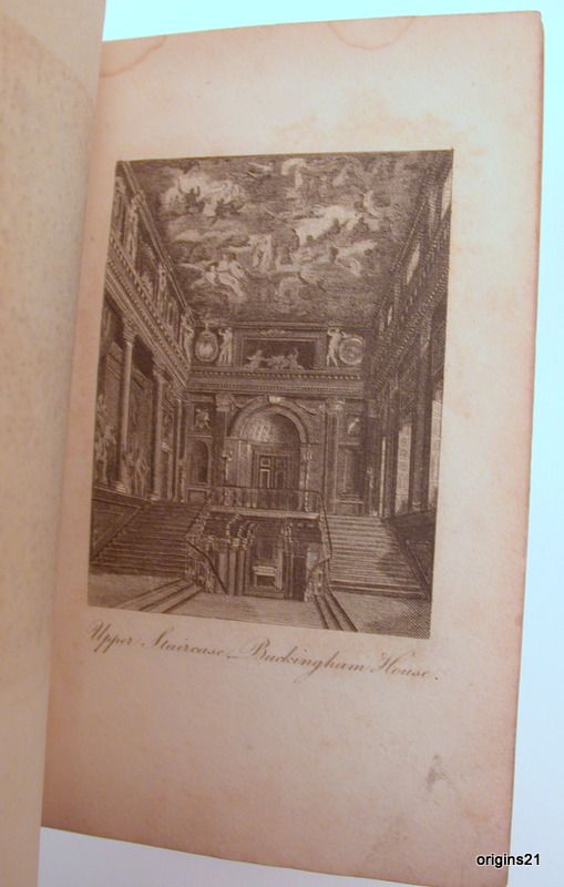 1828 Nine Interiors Scarce St Jamess Palace Buckingham House Windsor