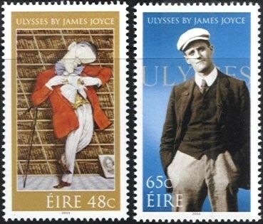 Ireland 2004 James Joyce Ulysses Set of 2 MNH