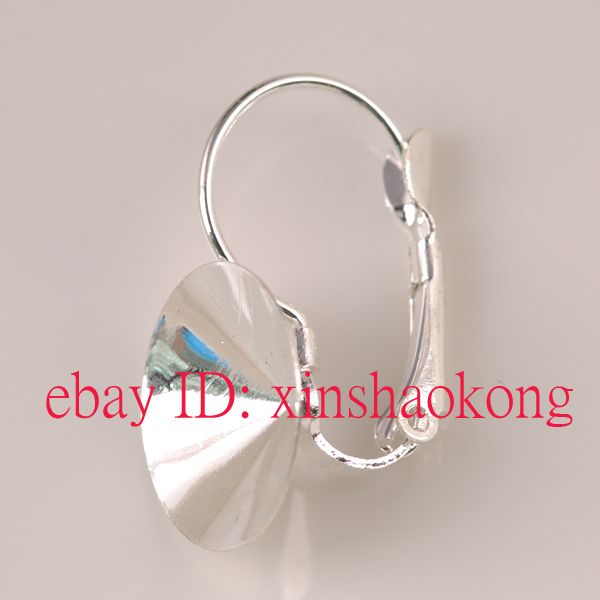 Free SHIP 100pcs Silver PT Nice Earring Hooks KE5873