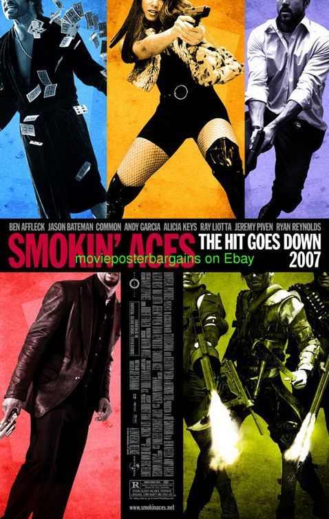 Smokin Aces Movie Poster Alicia Keys 27x40 Original 2S