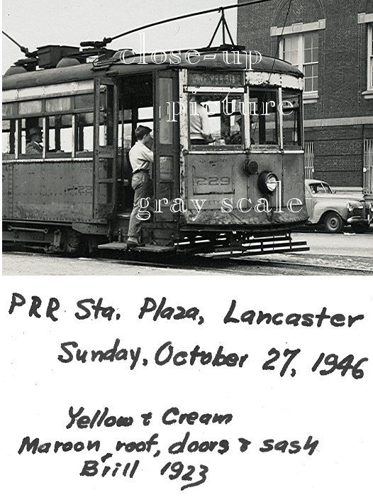 Trolley Railroad Station Plaza 1946 Photo Lancaster PA