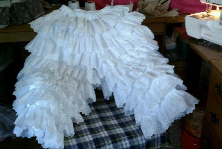 Ladies Ruffled Bloomers Renaissance Civil War