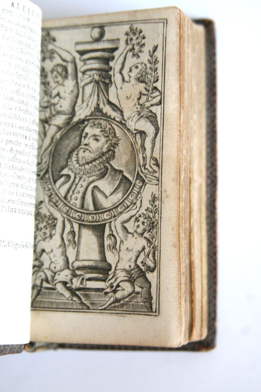 Printed 1624 A Very RARE Almost Miniature Edition of Tassos Jerusalem