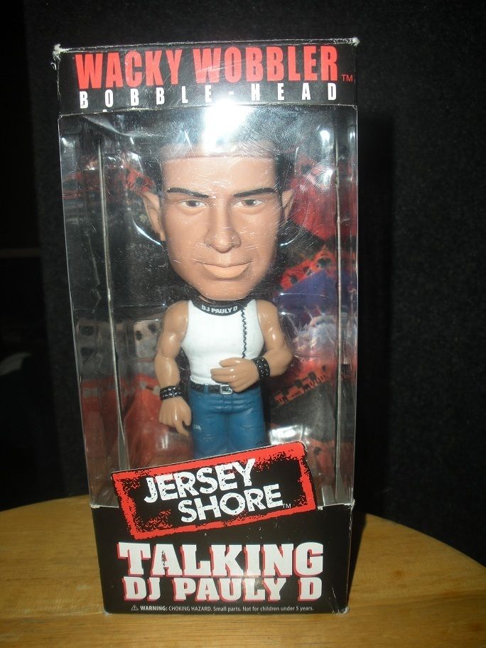 Jersey Shore MTV Show DJ Pauly D Bobblehead RARE PLUS MIKE THE SIT FOR