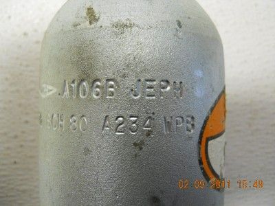 SCH 80 A106B Jeph A234 WPB Test Cap