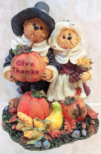 Boyds Bears Jim Jody Nicole Pumpkin Fall 1E 228438