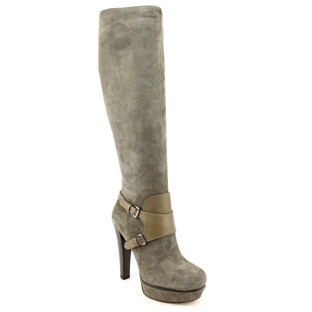 Joan David Nadah Womens Size 8 5 Gray Regular Suede Fashion Knee High