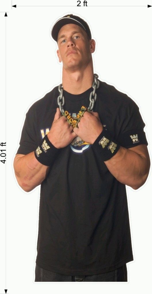 John Cena Wall Sticker Fathead Fat Head WWE Wrestling 4 Ft