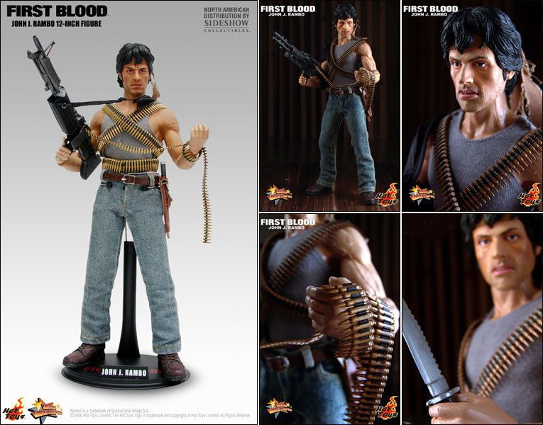 Hottoys The First Blood Part 1 John J Rambo Figure