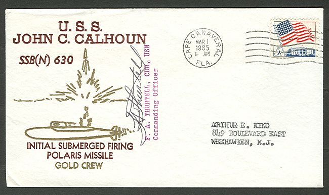 USS John C Calhoun Submarine Cover