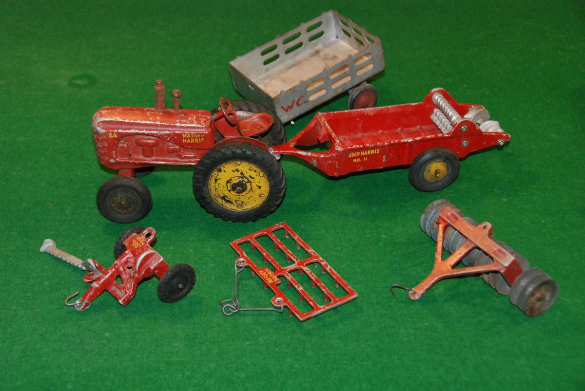 Massey Harris Lincoln Farm Tractor and Implements