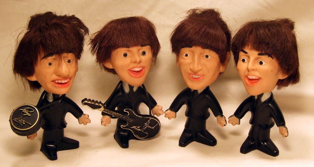 1964 SET OF 4 BEATLES NEMS DOLLS  