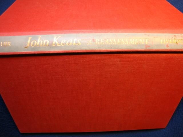 John Keats A Reassessment Book 80588  