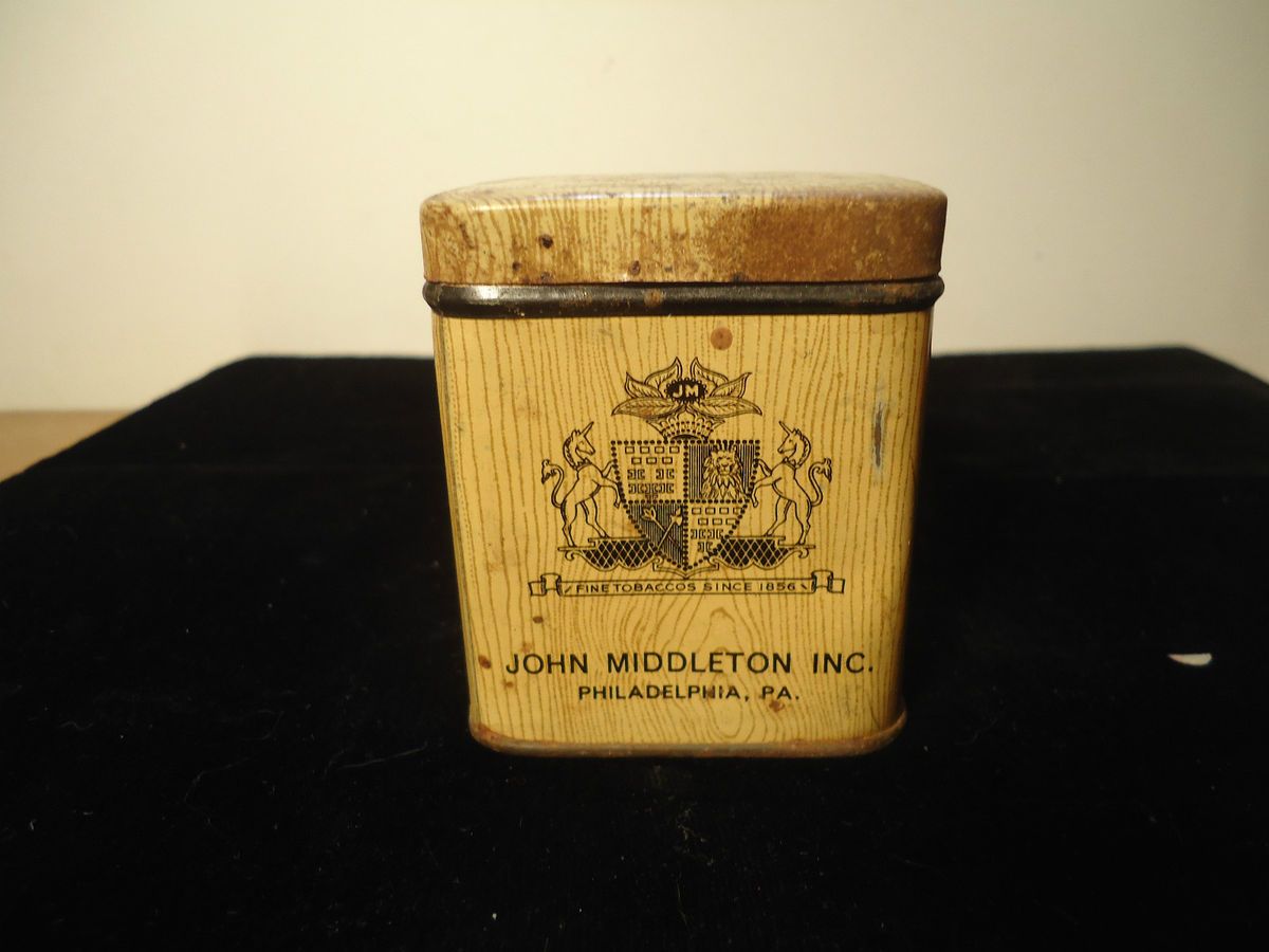 Vintage Tobacco Snuff Tins John Middleton Inc  