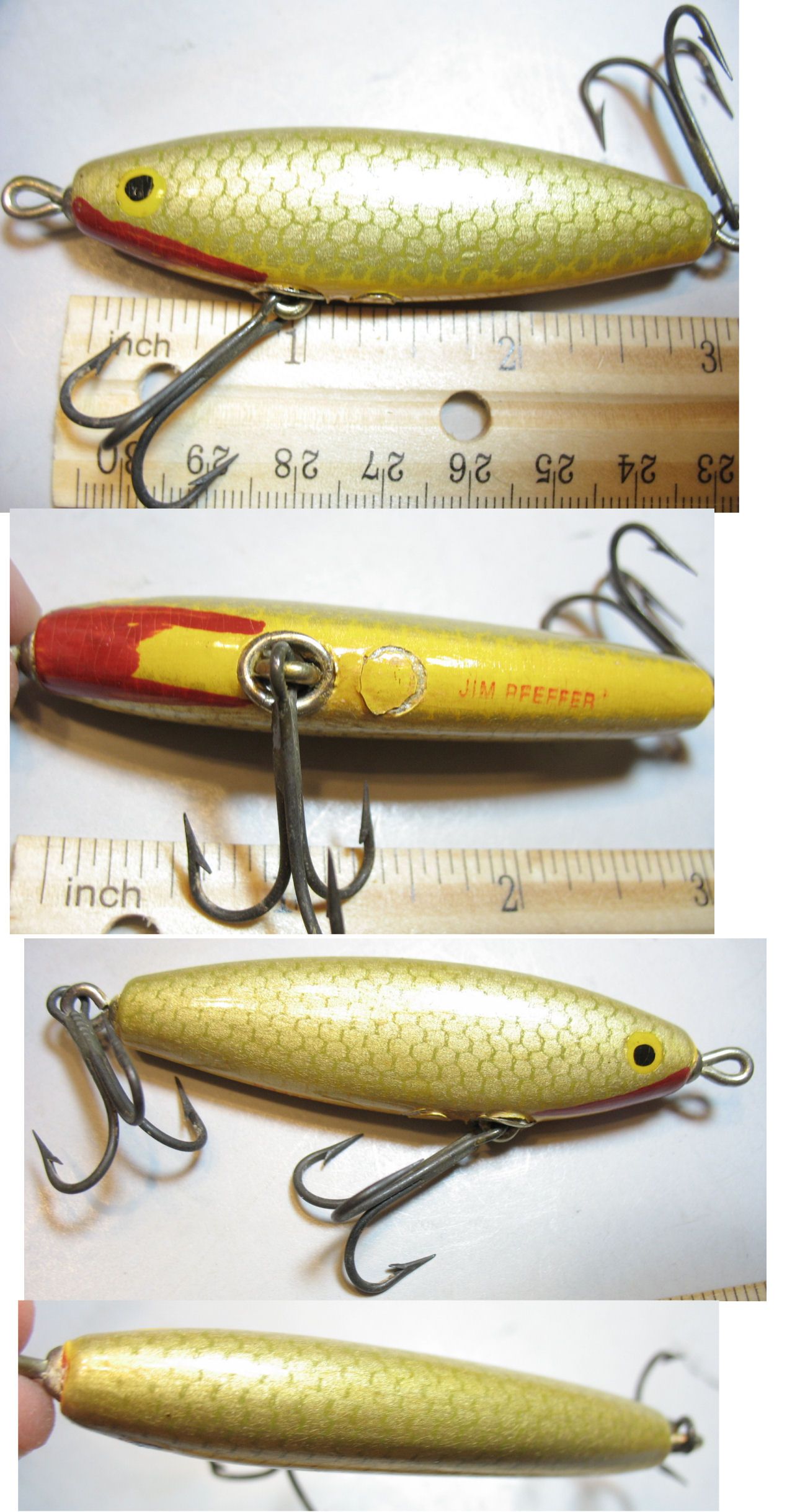 Wood Jim Pfeffer fishinglure NICE  