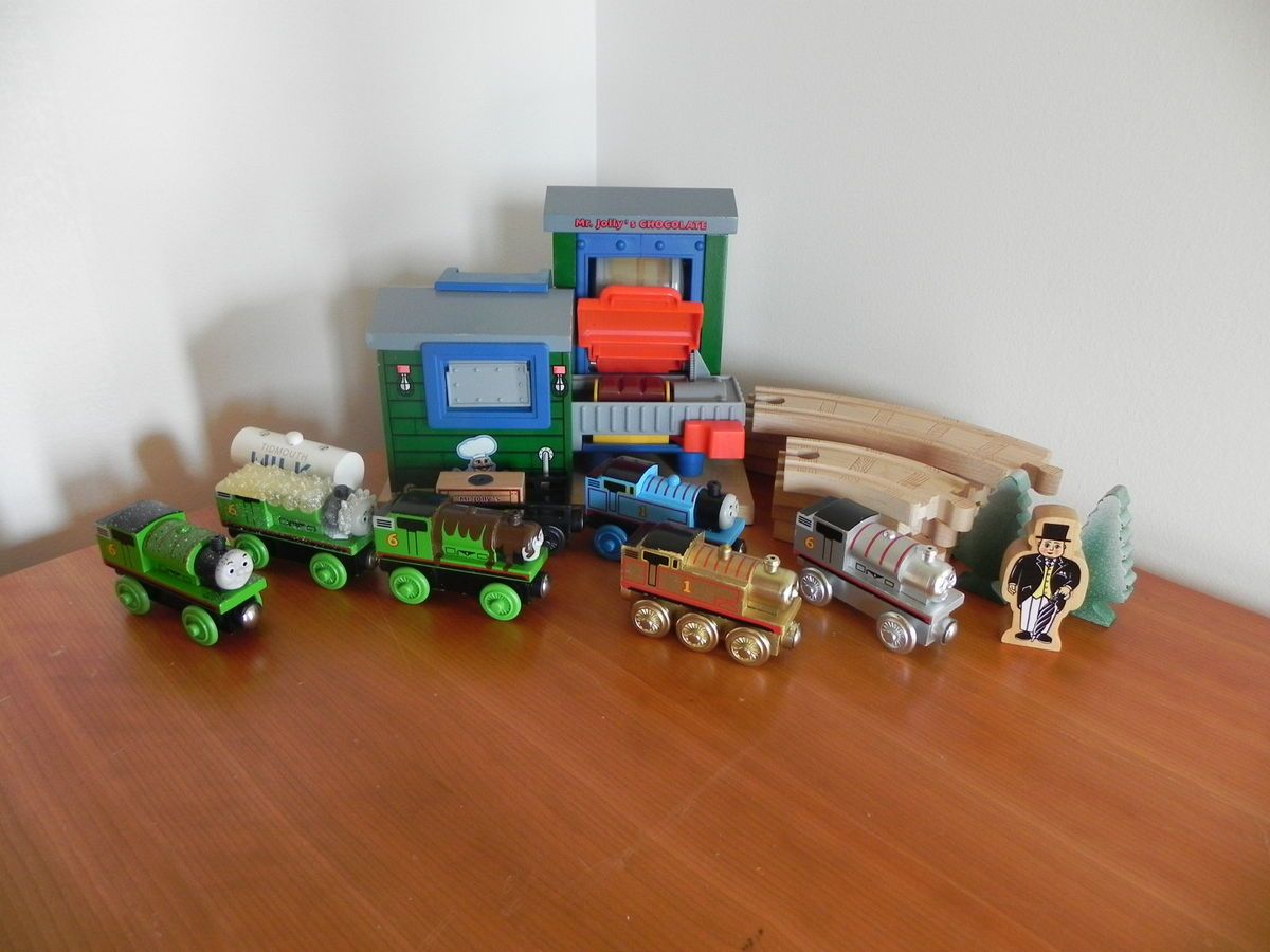 Thomas The Train Mr Jolly's Chocolate Factory Set with Percy  