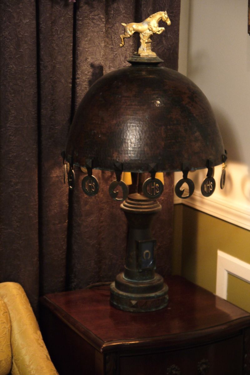 Roycroft Lamp Vanderbilt Horses Collectors Piece Lusitania WW1  