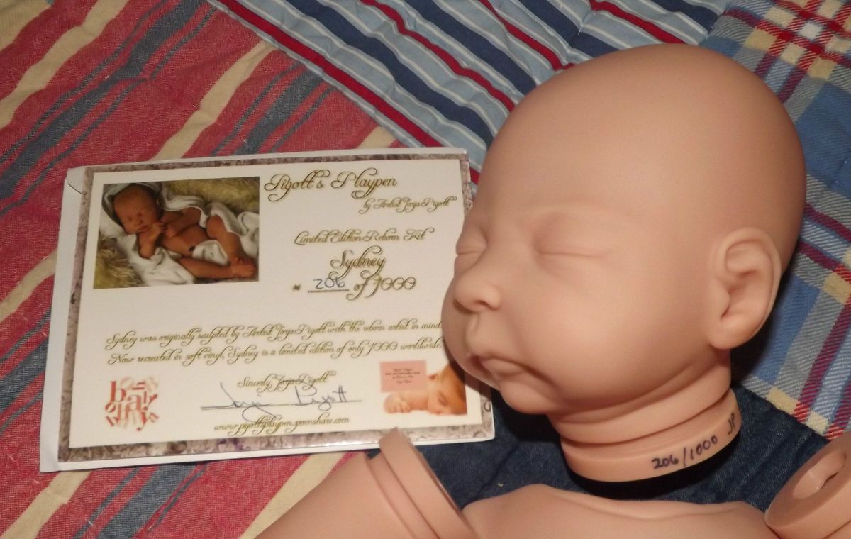 Sydney Kit by Jorja Pigott Le Reborn Doll Kit 206 1000 Free US Shipping  