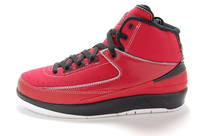 Air Jordan 2 Retro GS Varsity Red Black 395718 601  