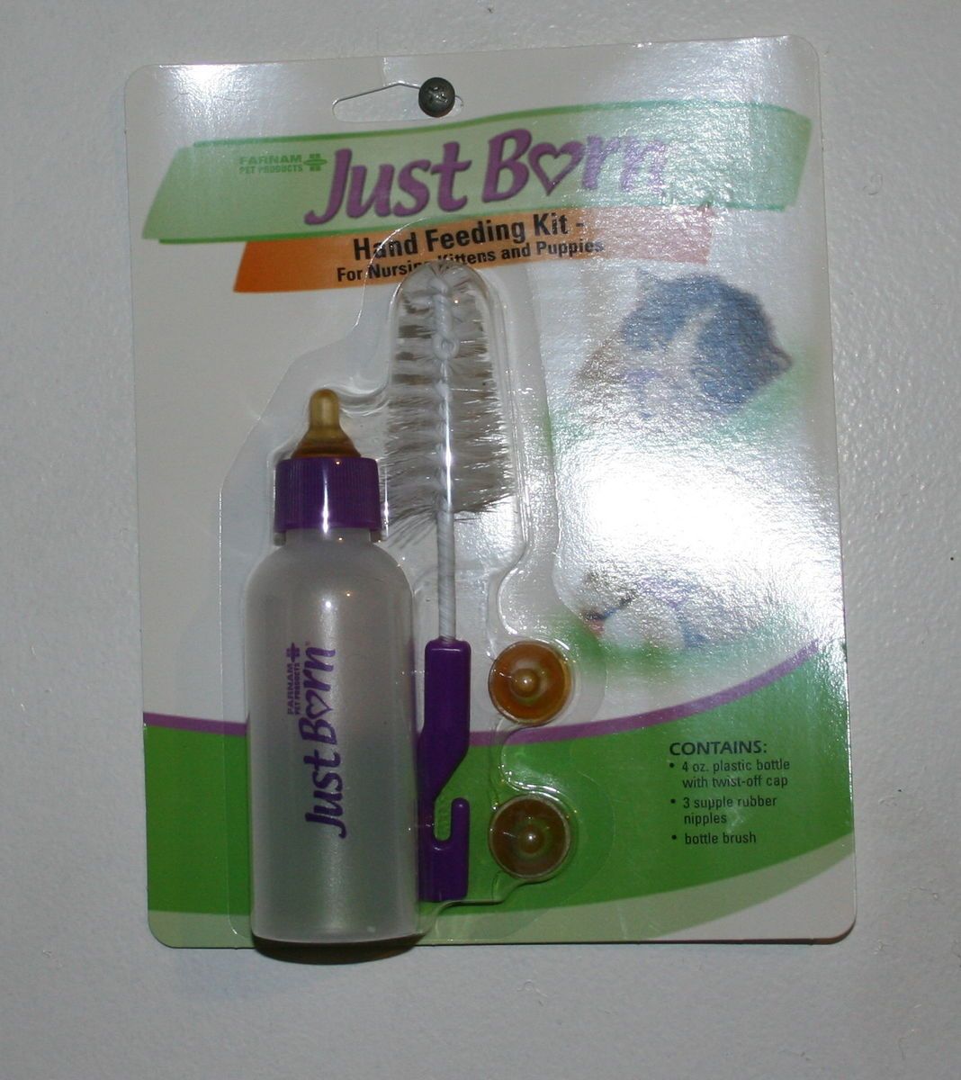 Just Born Hand Feeding Kit for Nursing Kittens and Puppies