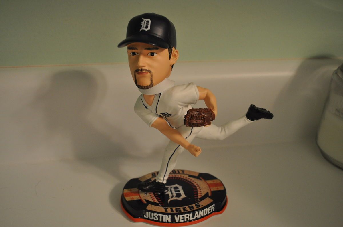 Justin Verlander Detroit Tigers New 2012 Thematic Bobblehead