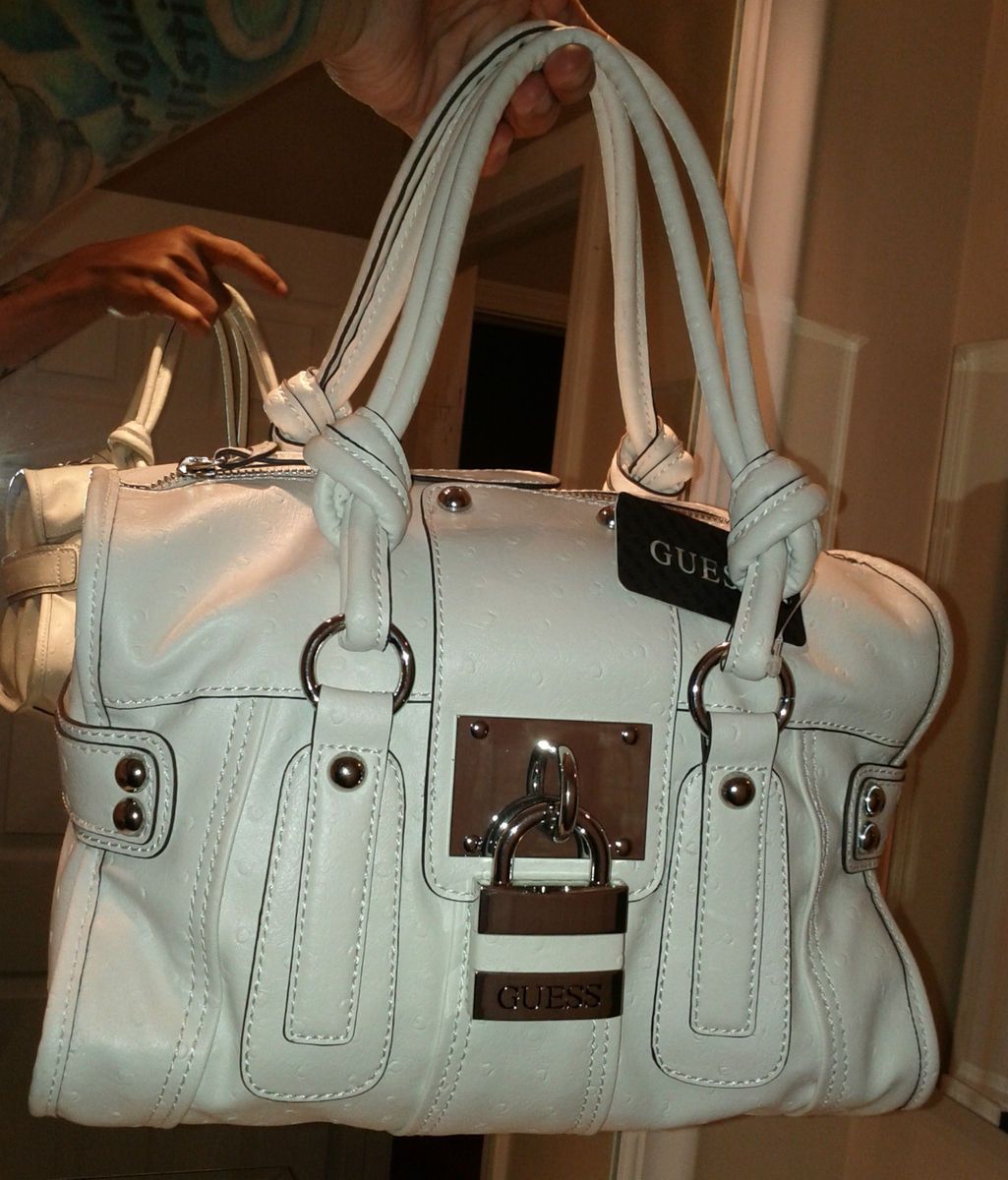 KATIE JANE WHITE KATIEJANE HANDBAG SATCHEL GUESS MARCIANO PURSE BAG