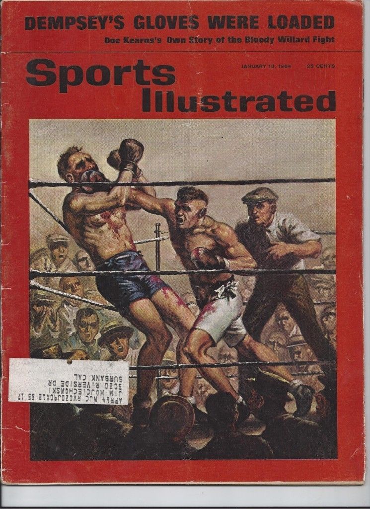  ILLUSTRATED 1964 BOXING JACK DEMPSEYS GLOVES LOADED DOC KEARNS STORY