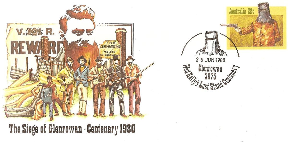 Bushranger Bush Ranger Ned Kelly Last Stand Glenrowan Australia FDC