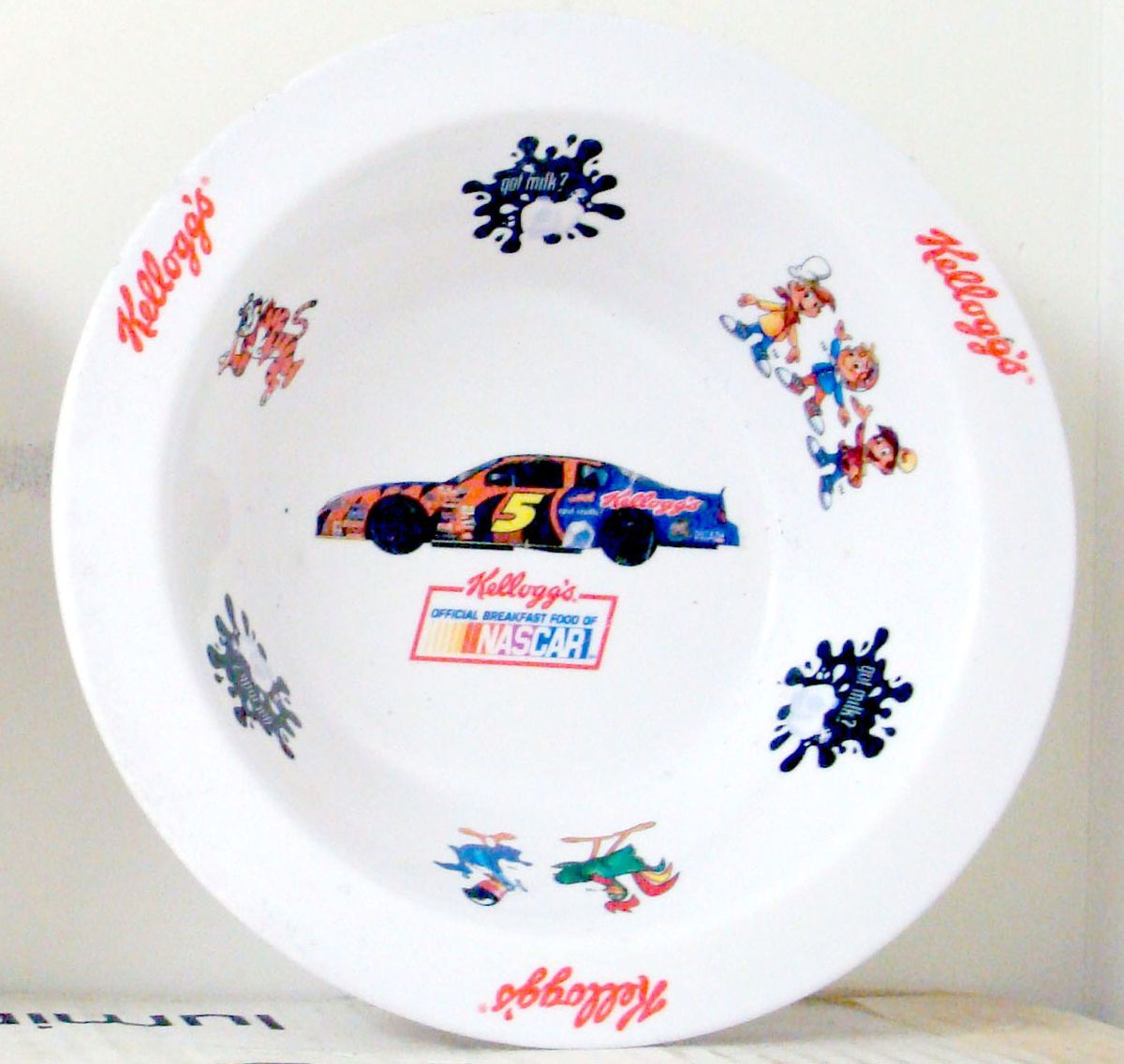 Nascar Kelloggs Cereal Bowls Terry Lebonte Number #5 Racing Premiums