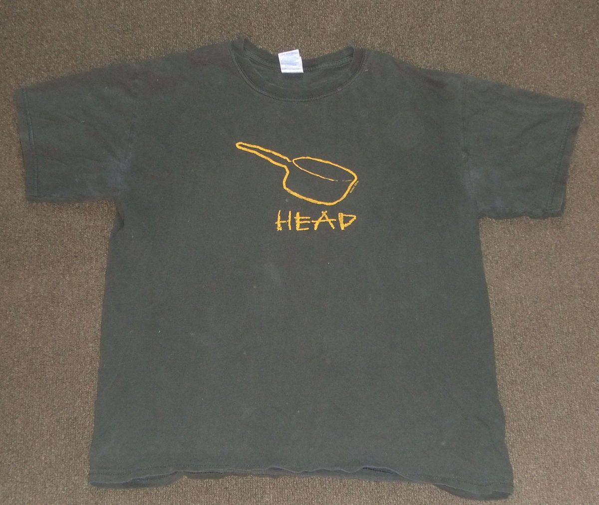 Pot Head Graphic Humor T Shirt Large